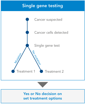 Single Gene Testing Diagram